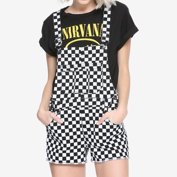 hot topic overall shorts